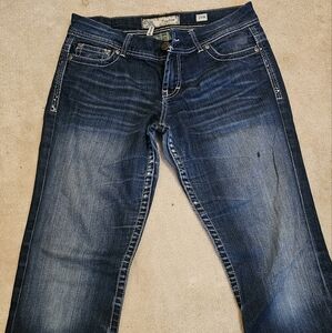 BKE Dark Blue Boot Cut Jeans